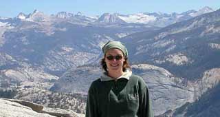 Elizabeth in the Sierra Nevada Mountains